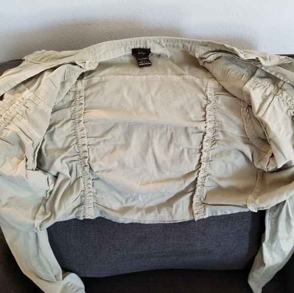 Crop top style khaki jacket - Picture 4 of 4
